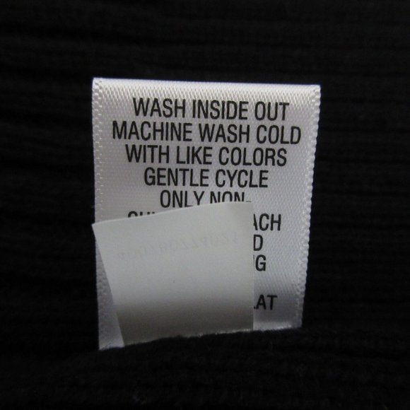 Croft & Barrow Open Cardigan Sz PS Black Sleeveless Cable Knit Long Vest Sweater - Picture 7 of 8